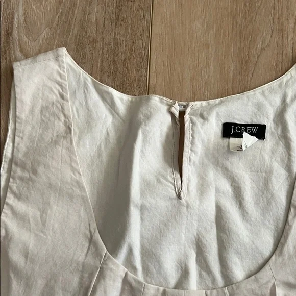 J. Crew Cream Sleeveless Tank Top - Picture 3 of 4